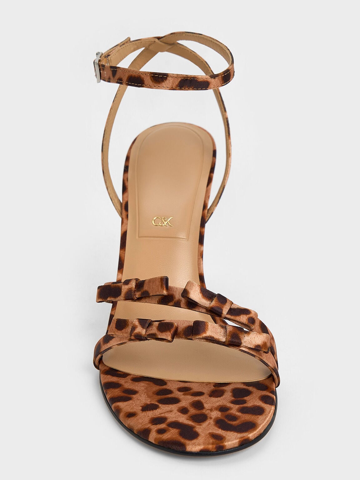 CHARLES & KEITH Classic / Jessy Bow Stiletto Sandals - Multi