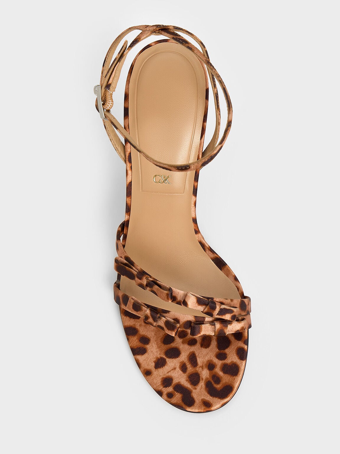 CHARLES & KEITH Classic / Jessy Bow Stiletto Sandals - Multi