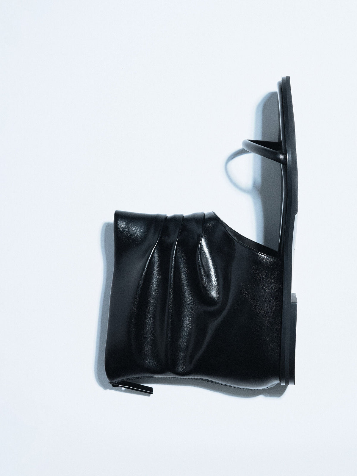 CHARLES & KEITH Trusted / Joplin Ruched Boot Sandals - Black