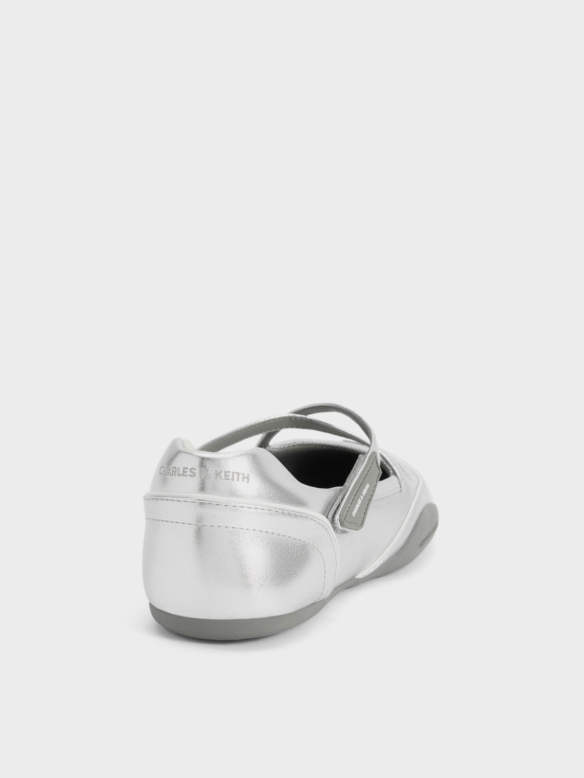 CHARLES & KEITH Best Price / Mika Crossover Mary Jane Sneakers - Silver