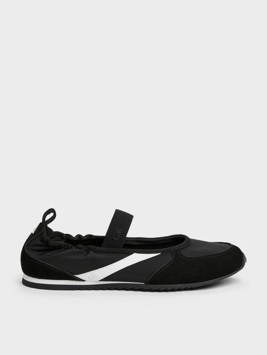CHARLES & KEITH New / Jace Mary Jane Sneakers - Black Textured