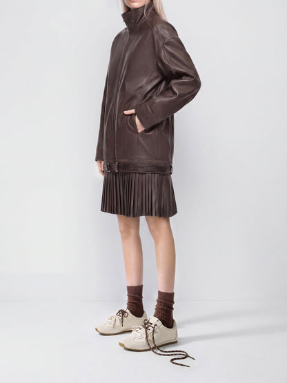 CHARLES & KEITH Trusted / Jace Leather & Suede Sneakers - Chalk