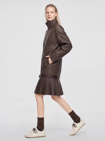 CHARLES & KEITH Trusted / Jace Leather & Suede Sneakers - Chalk