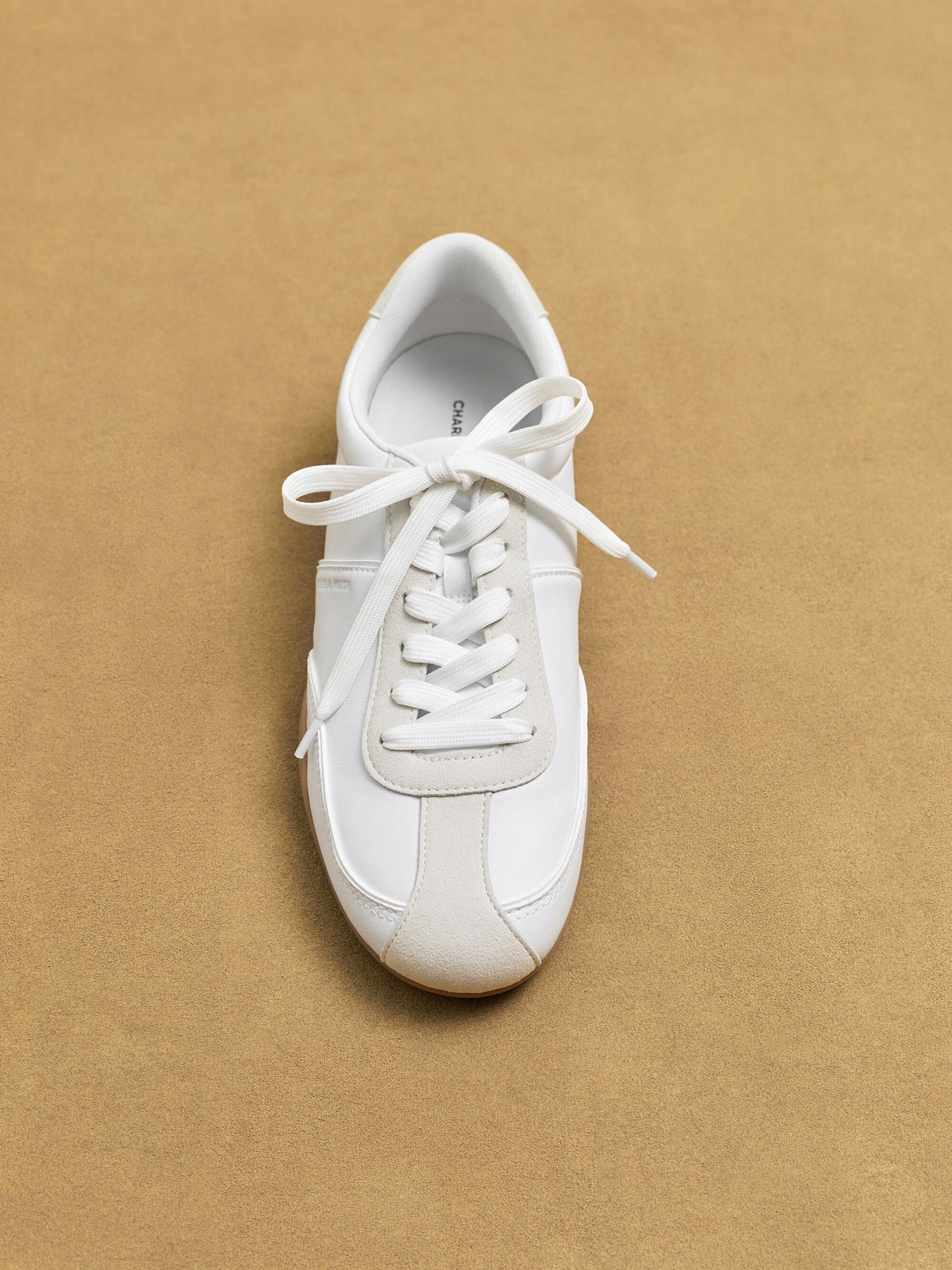 CHARLES & KEITH Best Seller / Louise Two-Tone Sneakers - White
