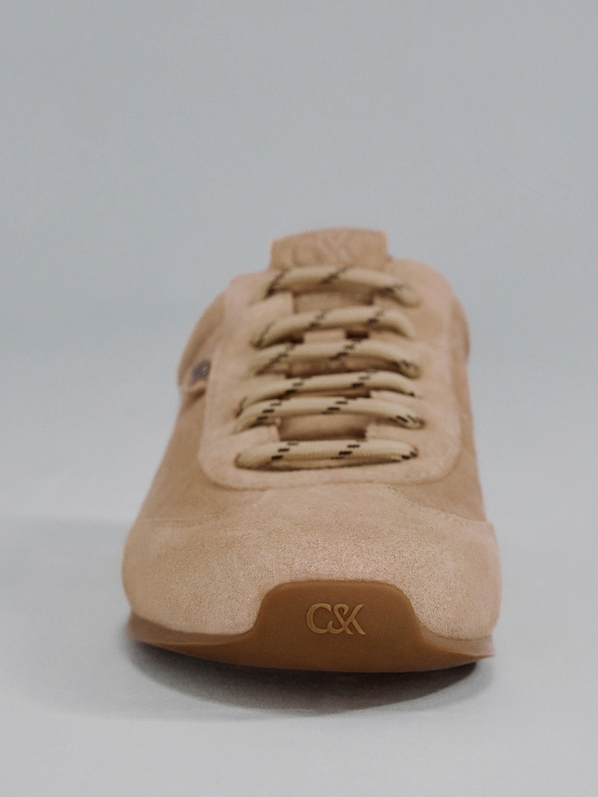 CHARLES & KEITH Signature / Jace Suede Sneakers - Beige