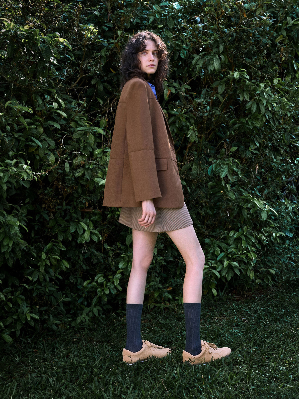 CHARLES & KEITH Signature / Jace Suede Sneakers - Beige