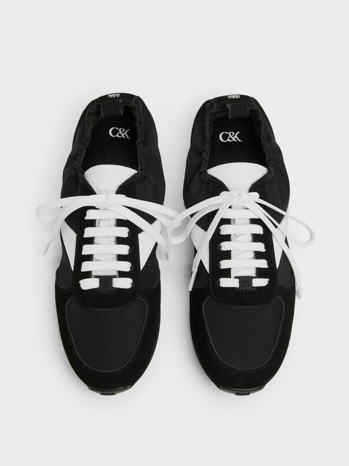 CHARLES & KEITH Sale / Jace Sneakers - Black Textured