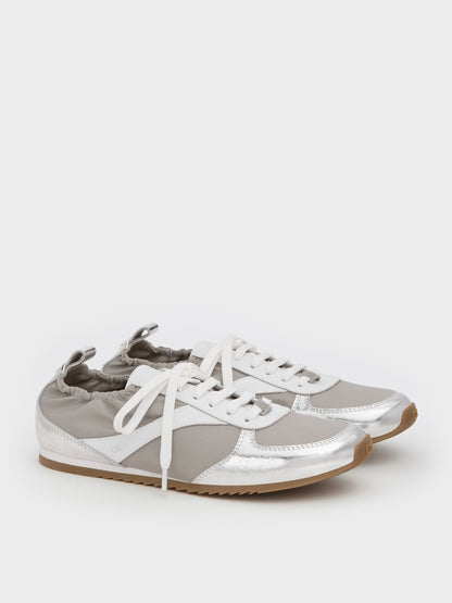 CHARLES & KEITH Special Offer / Jace Metallic Sneakers - Silver
