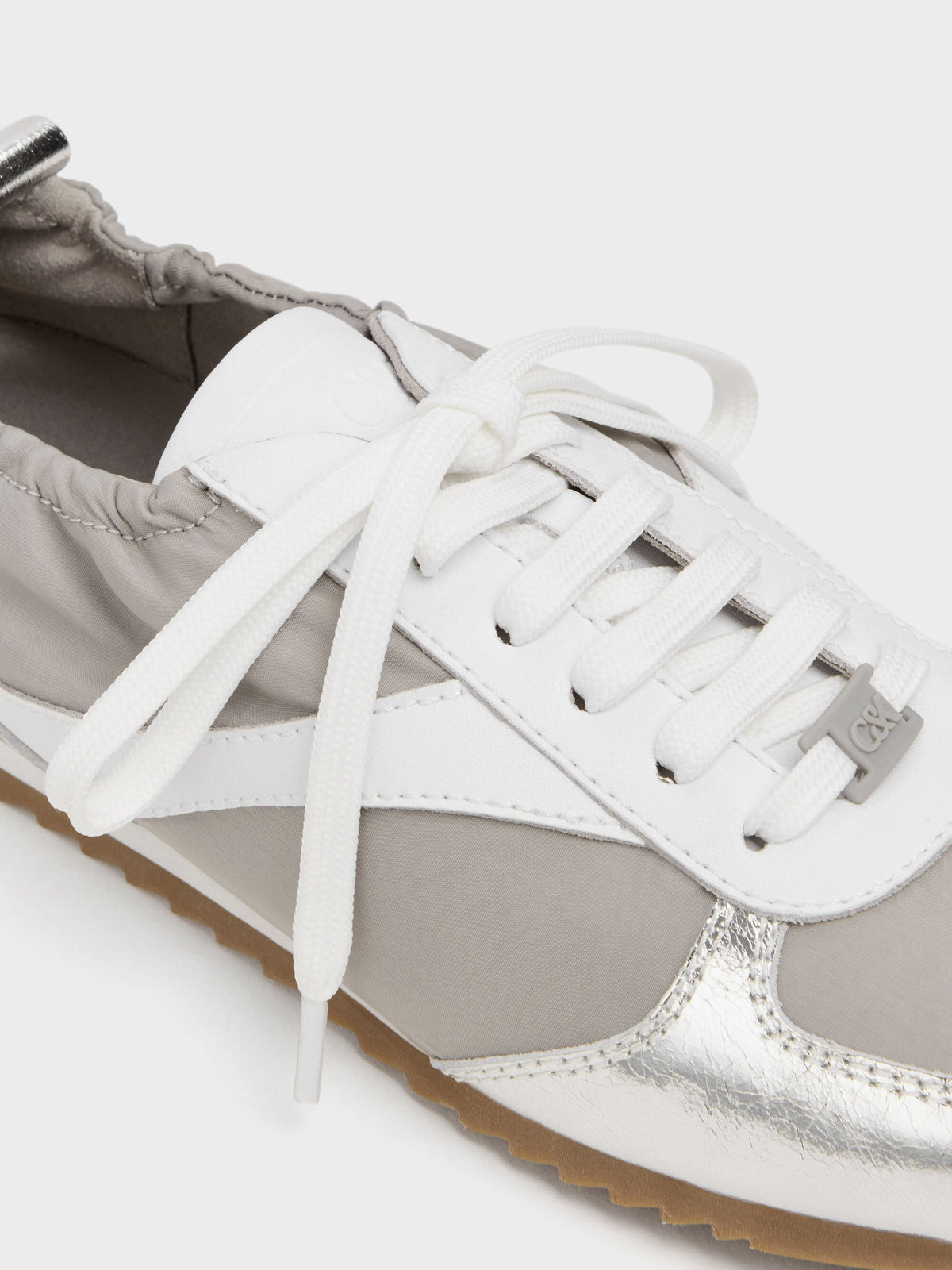 CHARLES & KEITH Special Offer / Jace Metallic Sneakers - Silver