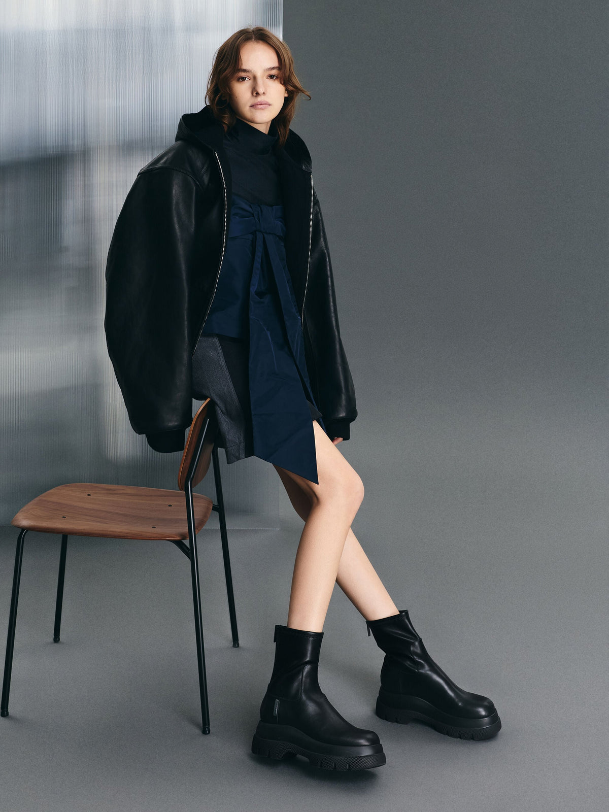 CHARLES & KEITH Special Offer / Leoi Chunky Ankle Boots - Black
