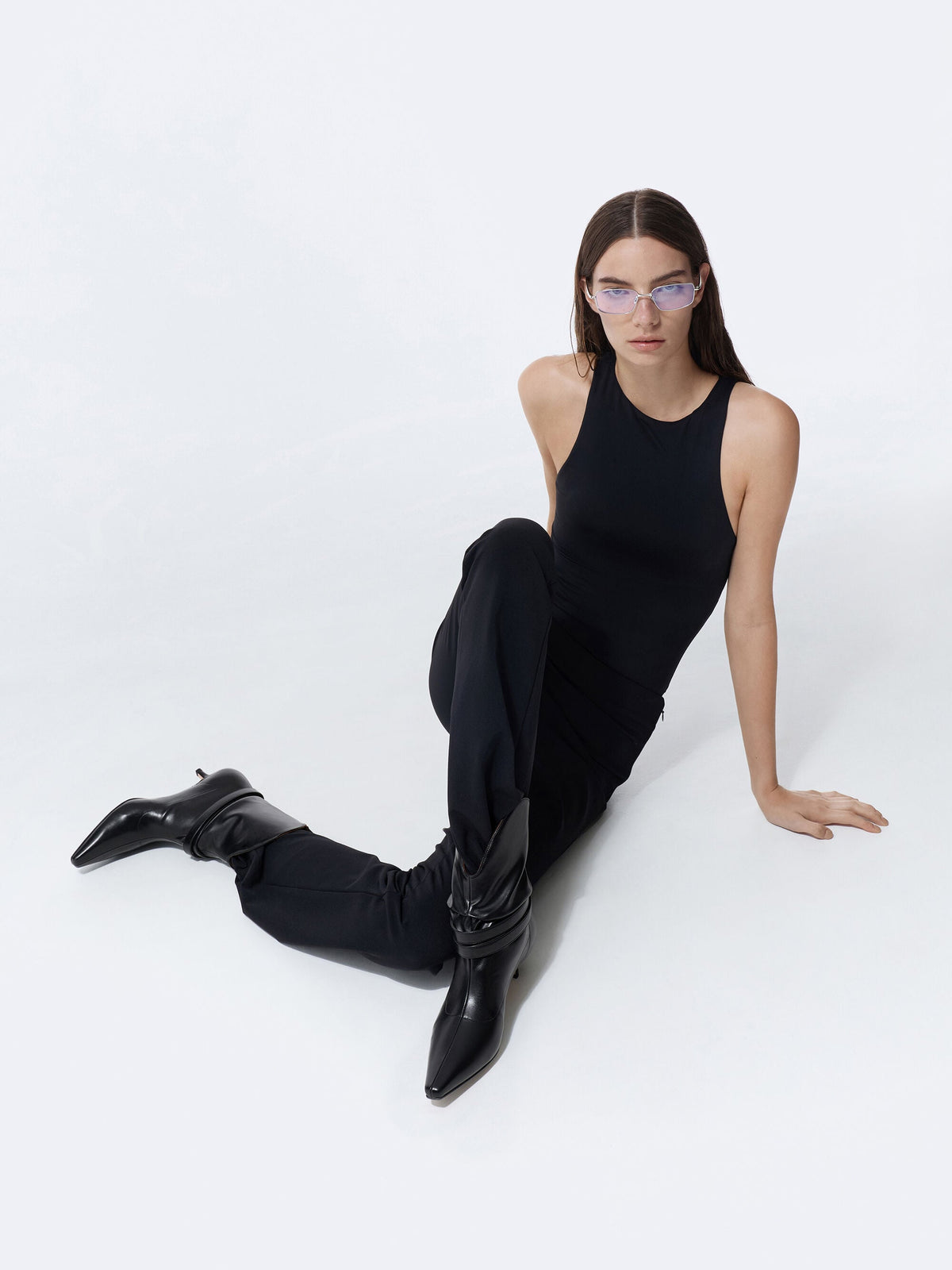 CHARLES & KEITH Special Offer / Karter Kitten-Heel Boots - Black