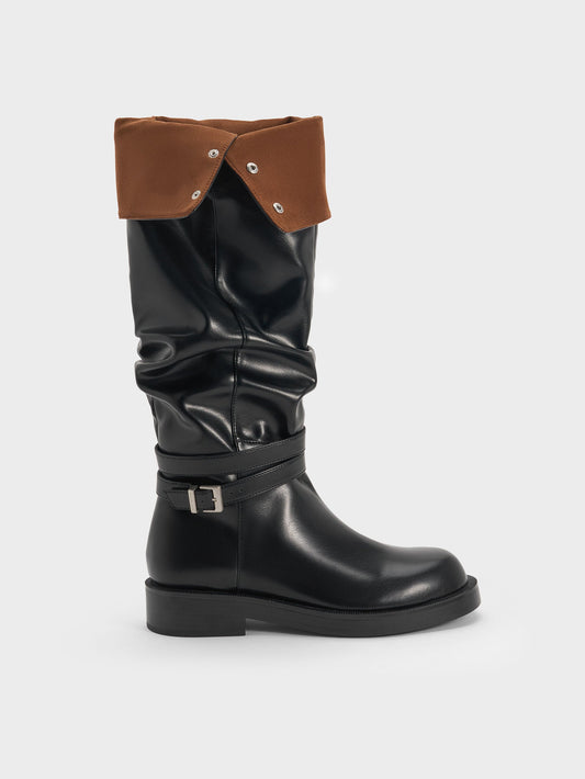 CHARLES & KEITH Everyday / Eilis Thigh-High Boots - Black