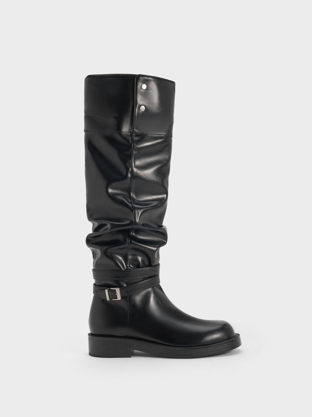 CHARLES & KEITH Everyday / Eilis Thigh-High Boots - Black