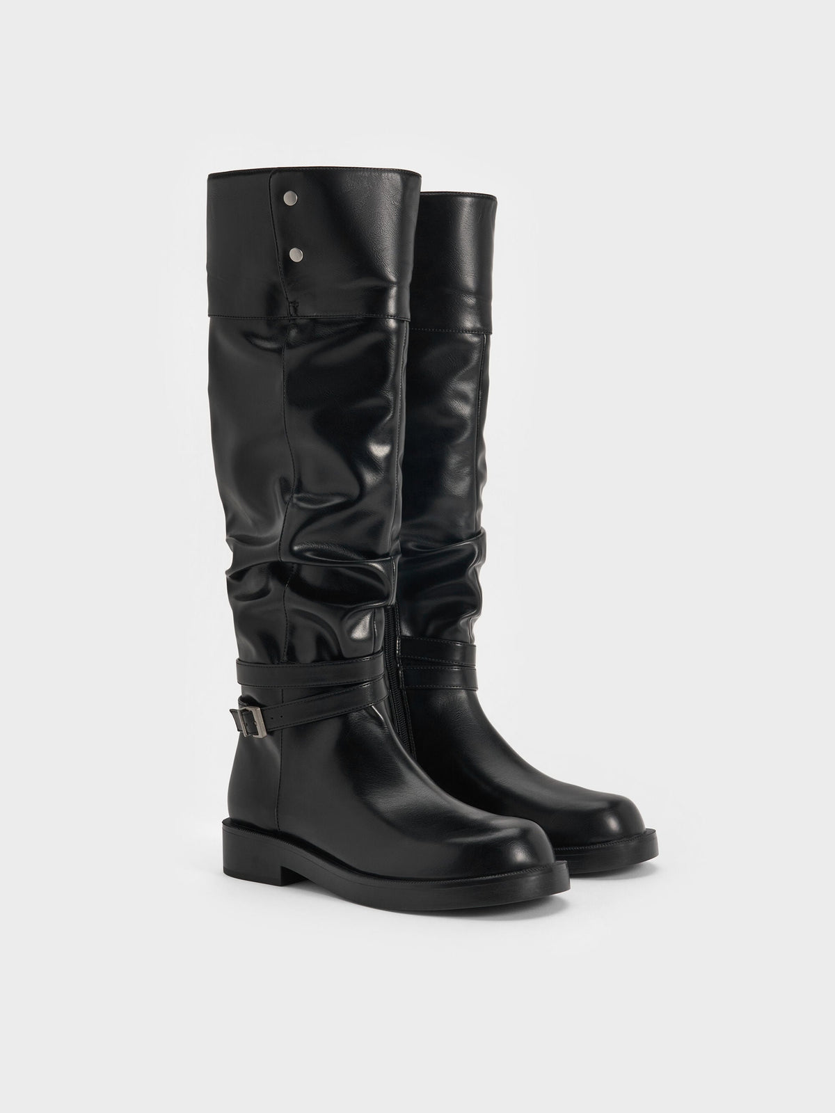 CHARLES & KEITH Everyday / Eilis Thigh-High Boots - Black