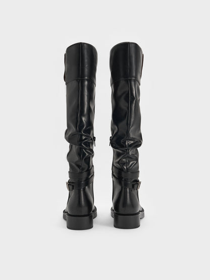 CHARLES & KEITH Everyday / Eilis Thigh-High Boots - Black