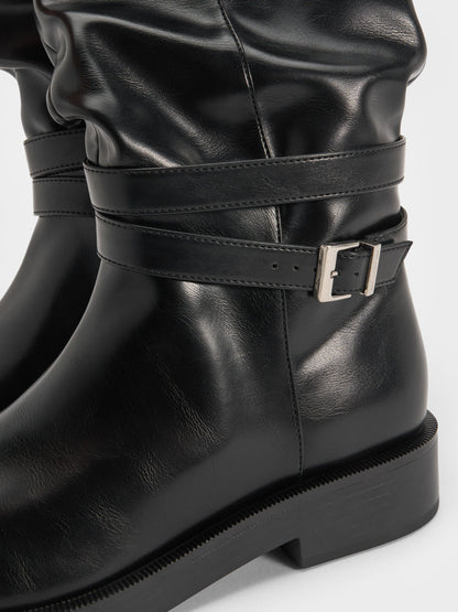 CHARLES & KEITH Everyday / Eilis Thigh-High Boots - Black