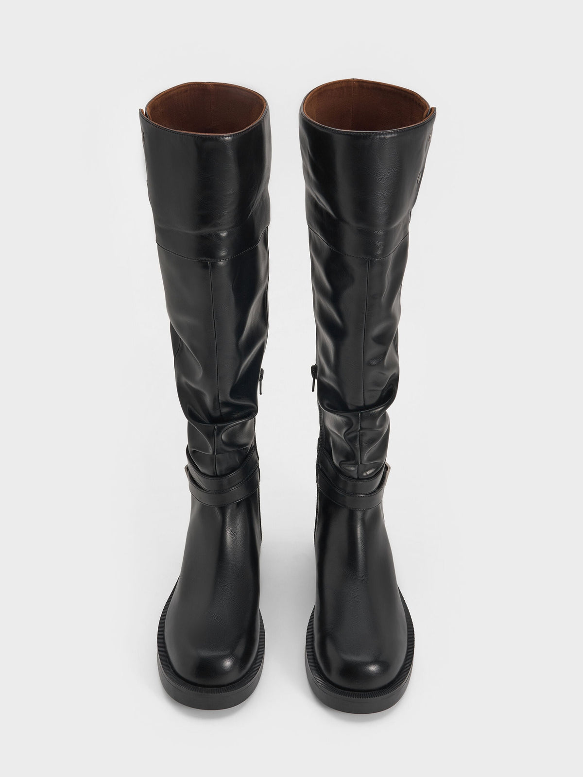 CHARLES & KEITH Everyday / Eilis Thigh-High Boots - Black