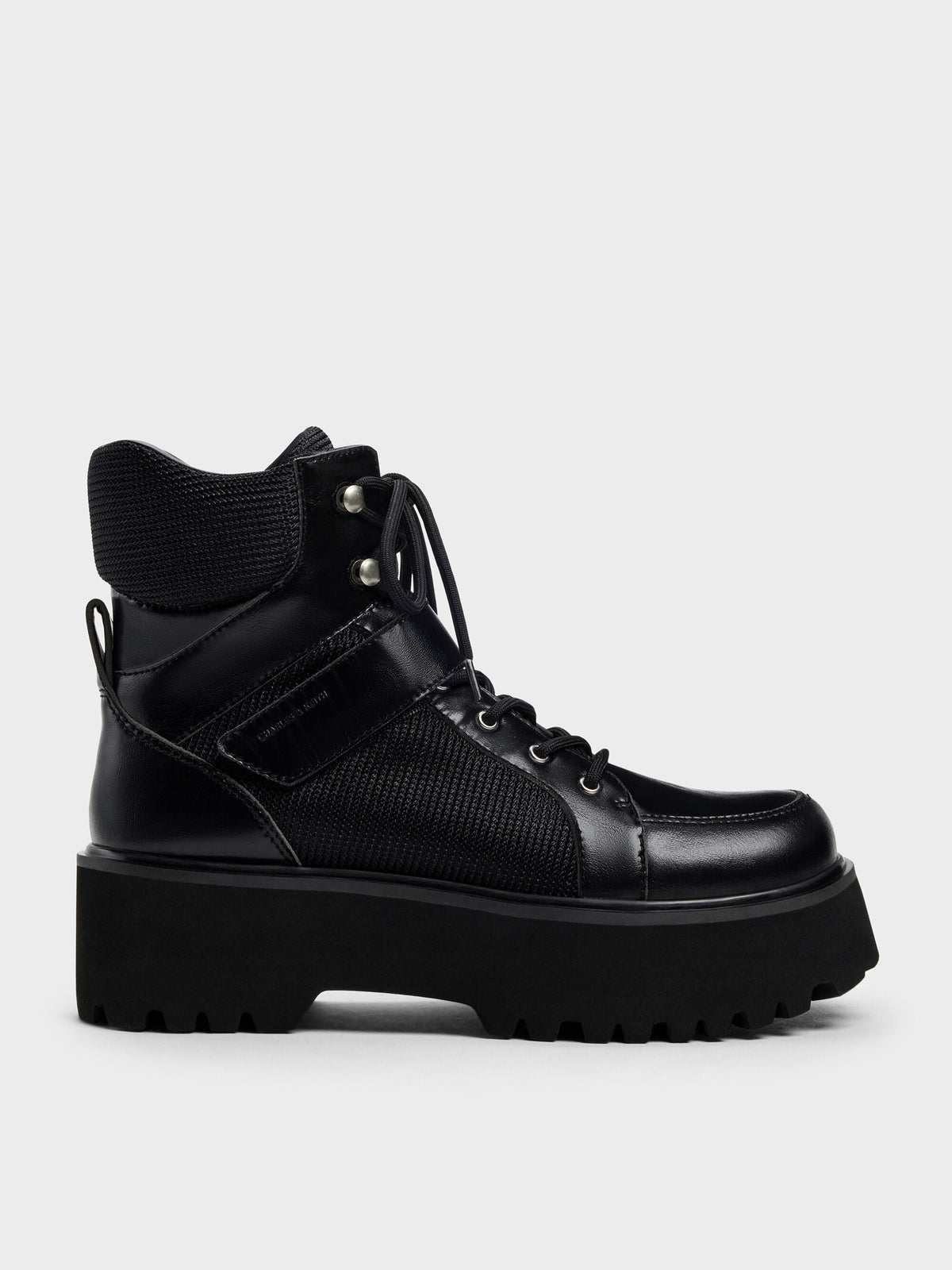 CHARLES & KEITH Exclusive / Eliot Platform Combat Boots - Black