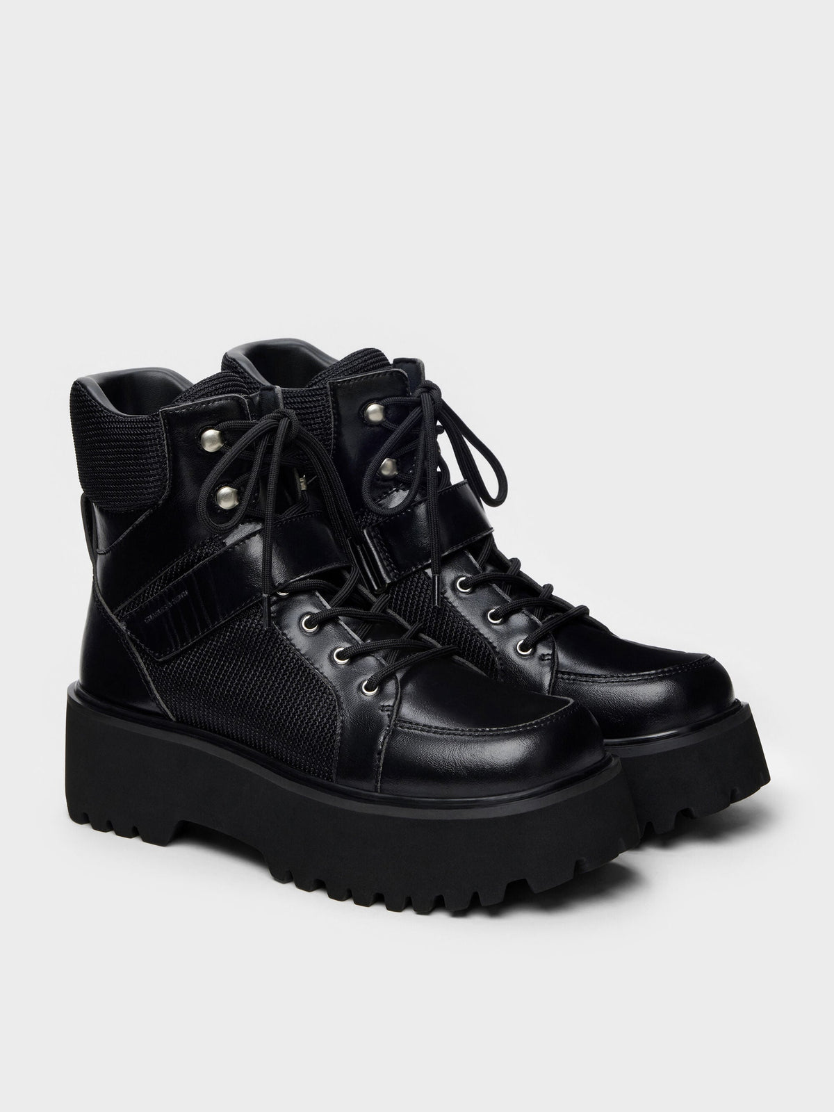 CHARLES & KEITH Exclusive / Eliot Platform Combat Boots - Black