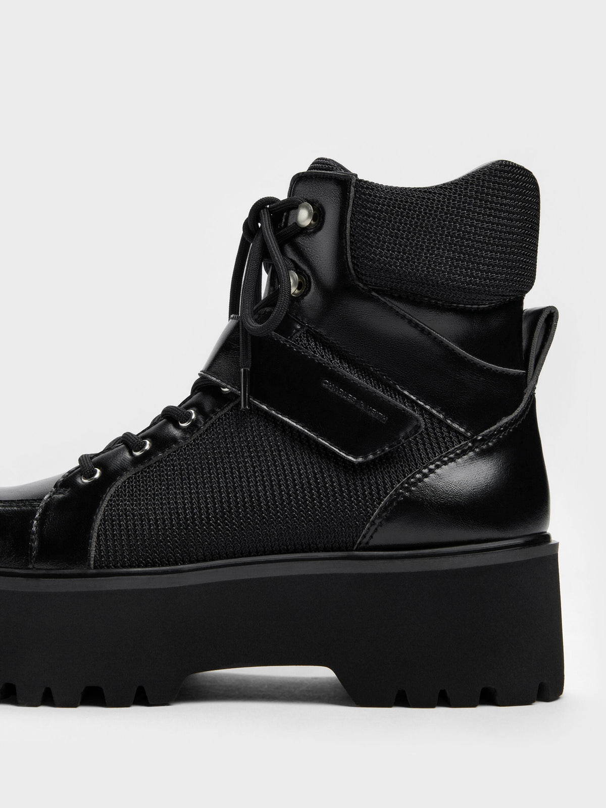 CHARLES & KEITH Exclusive / Eliot Platform Combat Boots - Black