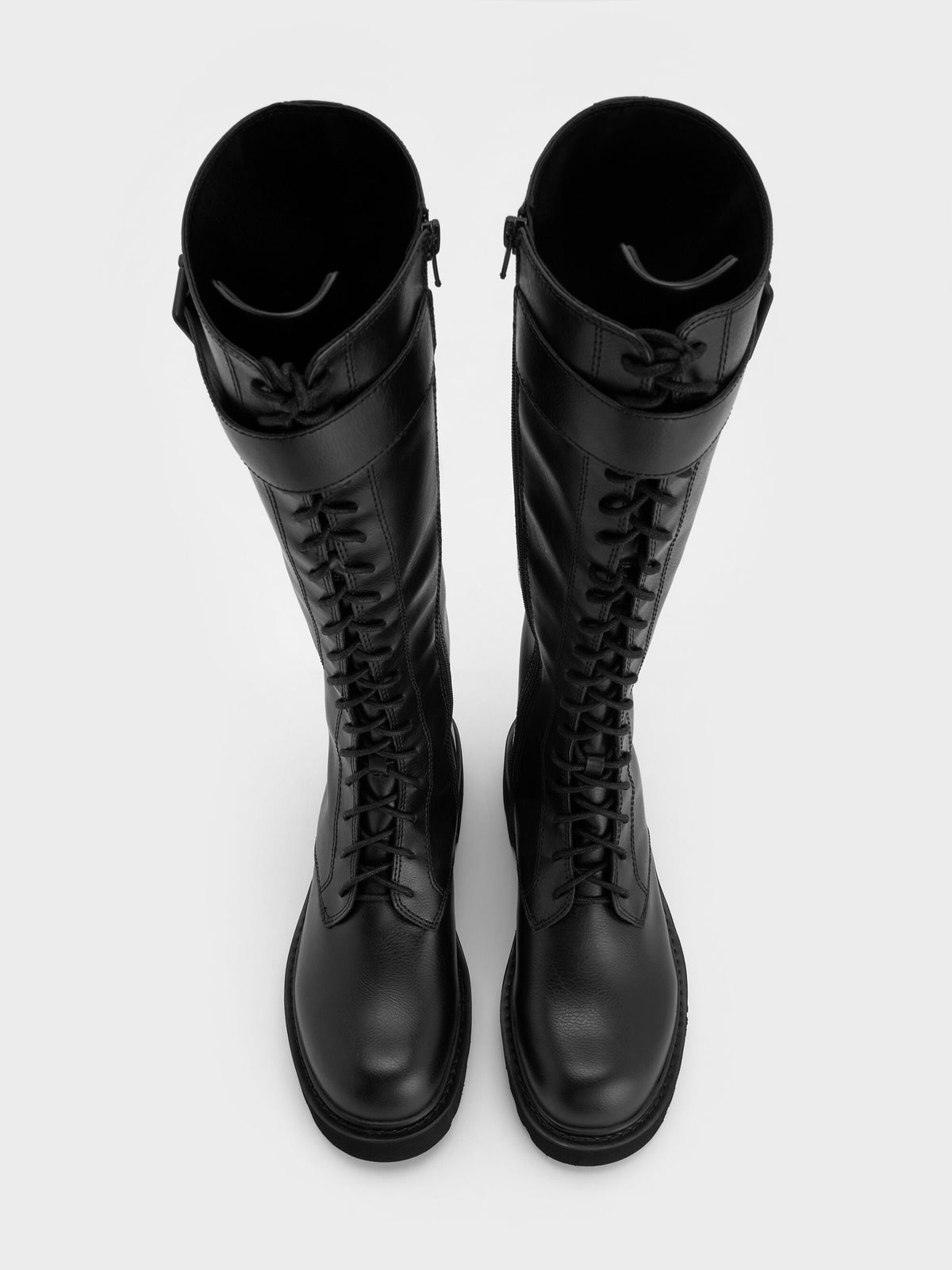 CHARLES & KEITH Classic / Darian Knee-High Boots - Black