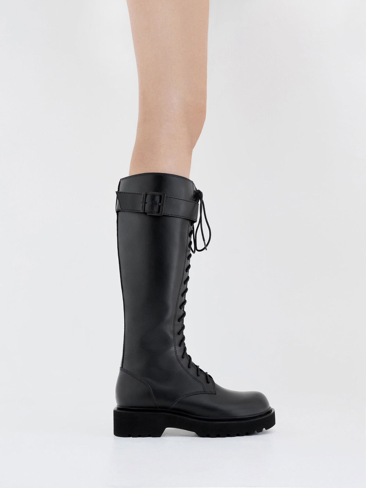 CHARLES & KEITH Classic / Darian Knee-High Boots - Black