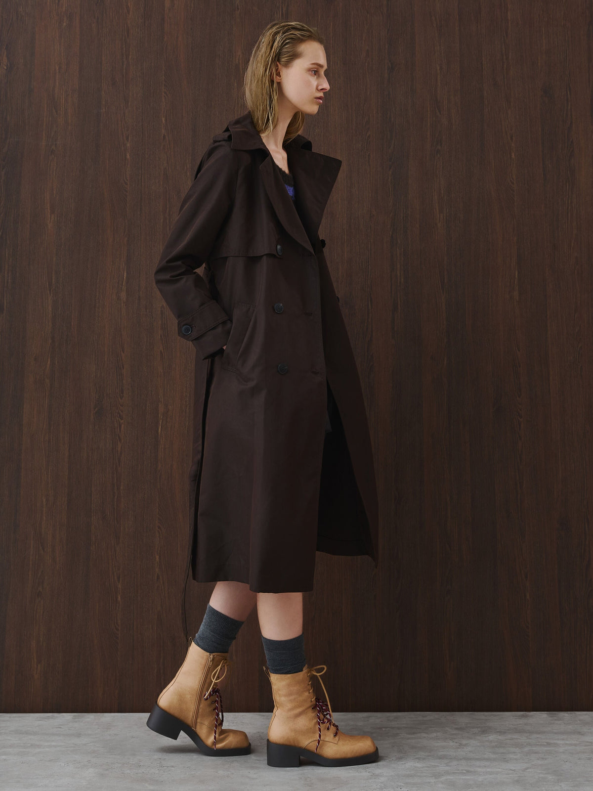 CHARLES & KEITH Special Offer / Logan Double-Lace Calf Boots - Sand