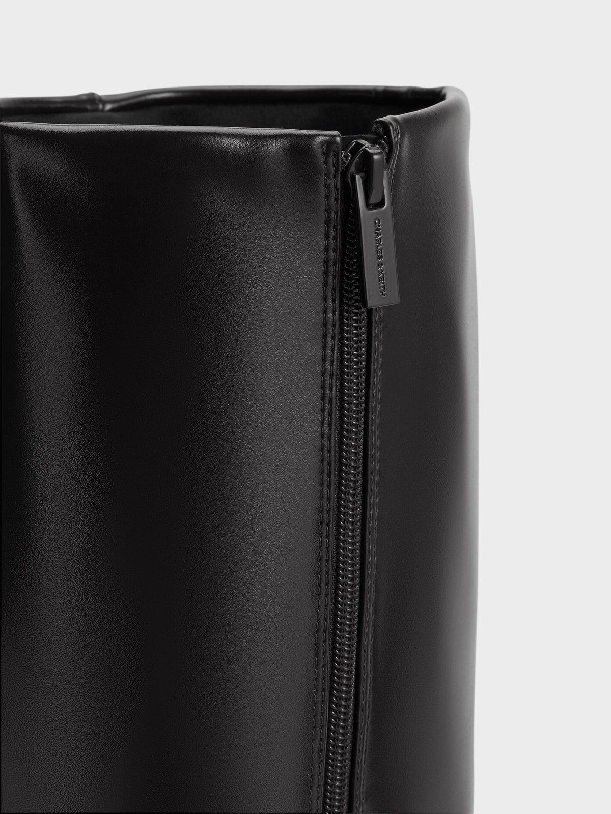 CHARLES & KEITH Signature / Pointed Stiletto Knee-High Boots - Black