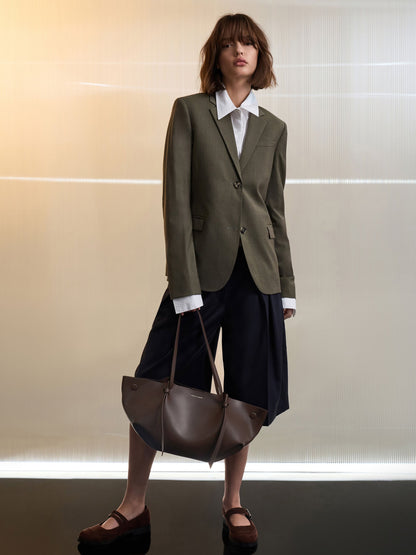 CHARLES & KEITH Essential / Calla Tote Bag - Espresso Brown