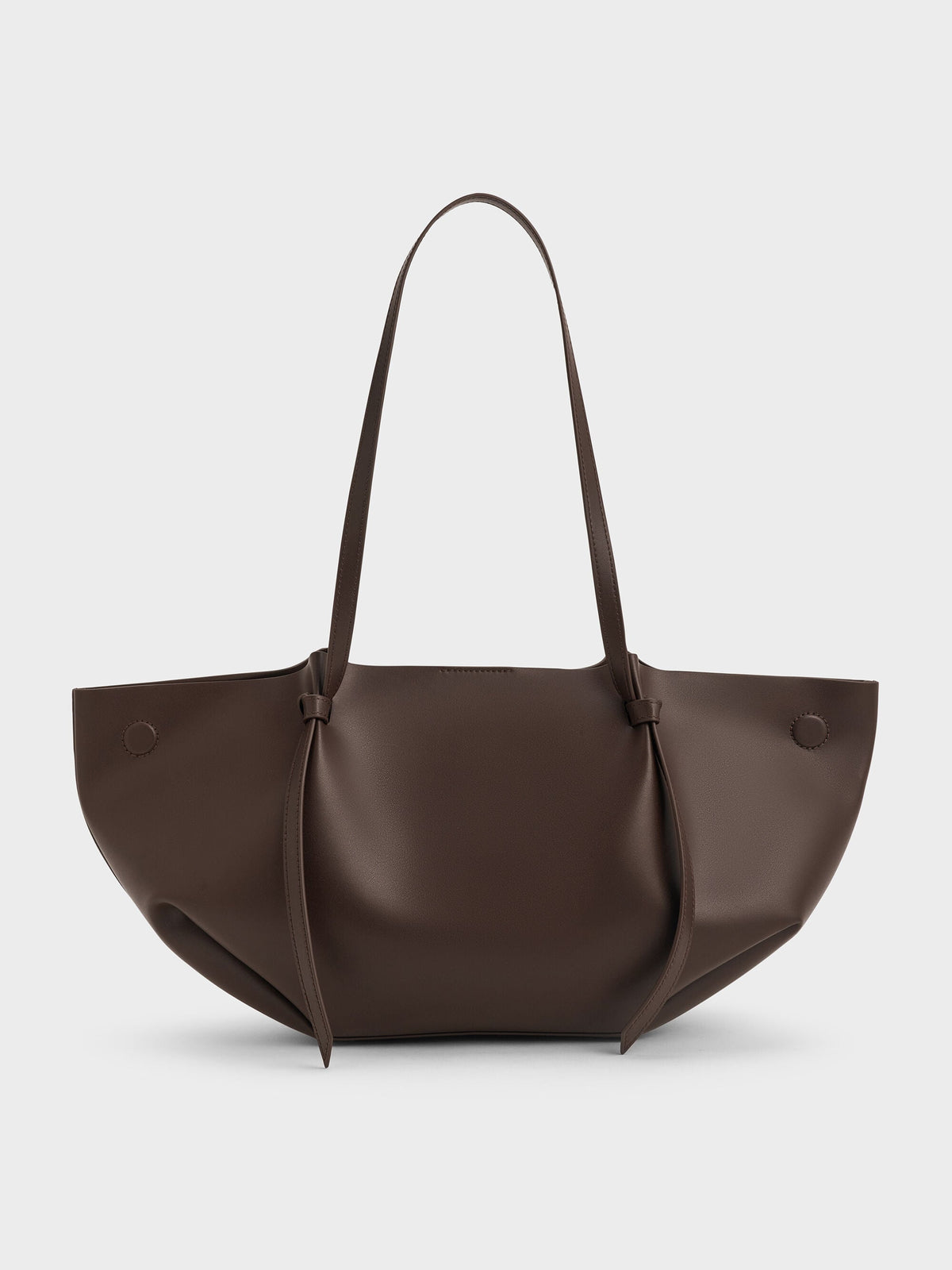 CHARLES & KEITH Essential / Calla Tote Bag - Espresso Brown