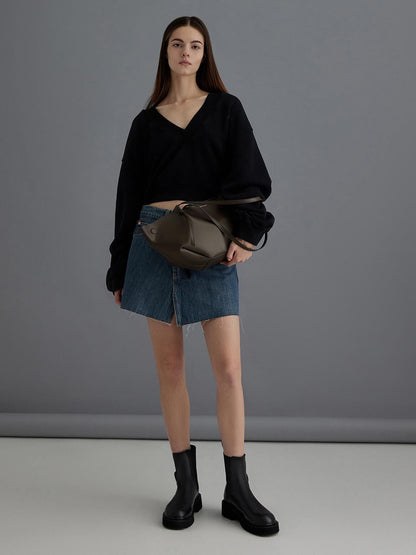 CHARLES & KEITH Discount / Calla Tote Bag - Dark Moss