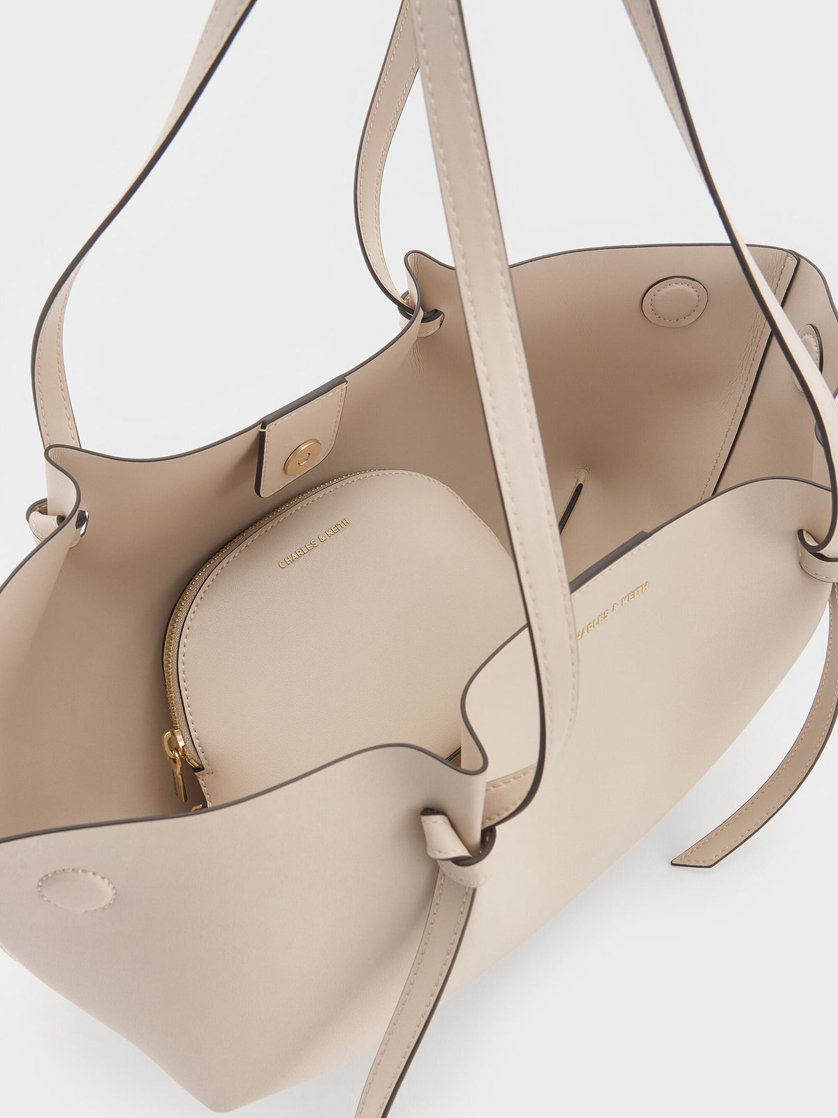 CHARLES & KEITH Special Offer / Calla Tote Bag - Oat