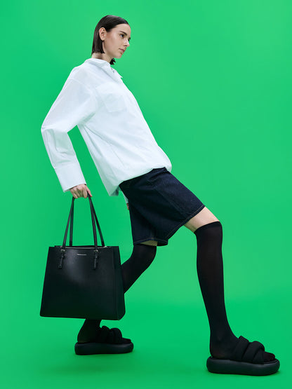 CHARLES & KEITH Best Price / Sansa Tote Bag - Noir