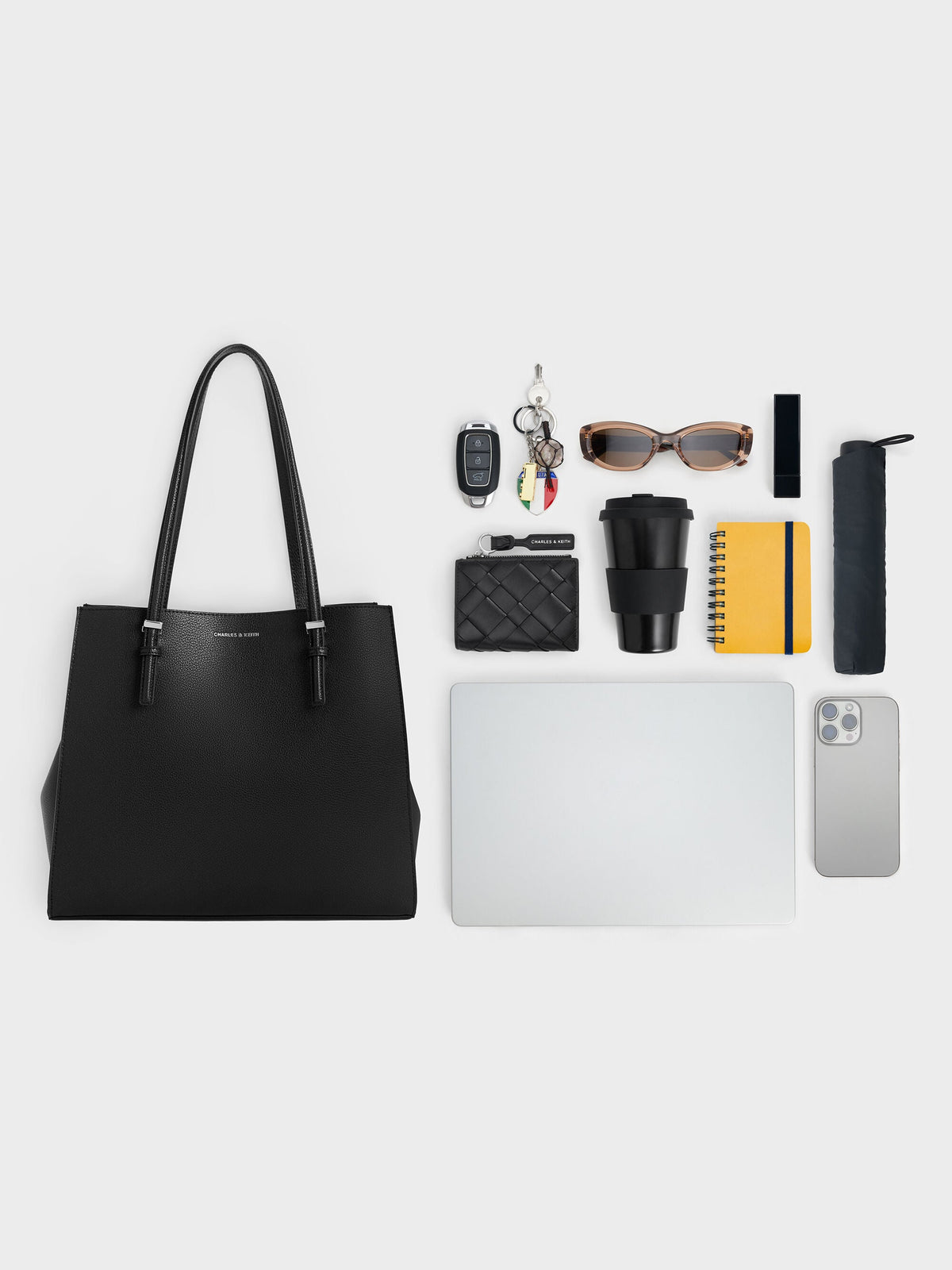 CHARLES & KEITH Best Price / Sansa Tote Bag - Noir