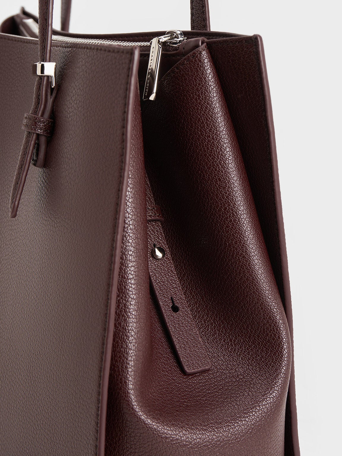 CHARLES & KEITH Exclusive / Sansa Tote Bag - Plum