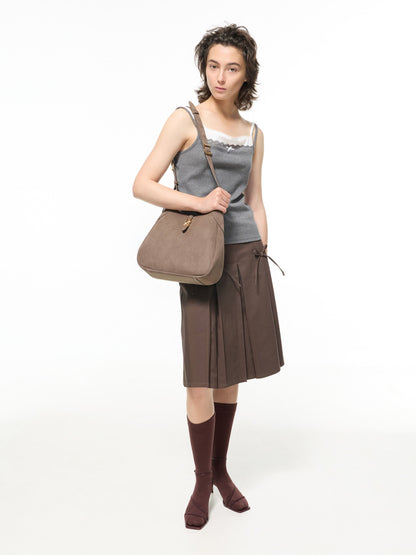 CHARLES & KEITH Special Offer / Adalyn Hobo Bag - Stone Grey