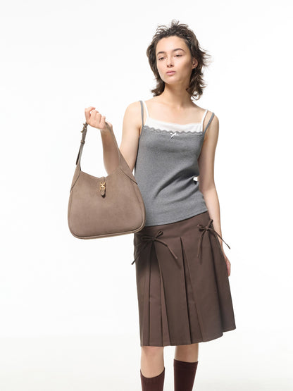 CHARLES & KEITH Special Offer / Adalyn Hobo Bag - Stone Grey