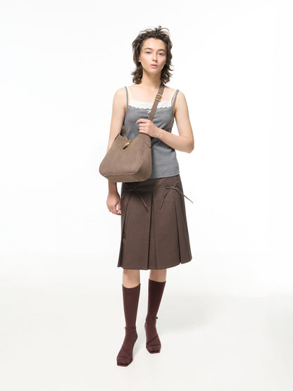 CHARLES & KEITH Special Offer / Adalyn Hobo Bag - Stone Grey