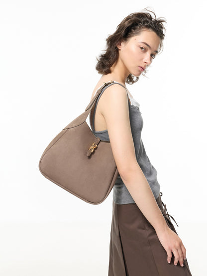 CHARLES & KEITH Special Offer / Adalyn Hobo Bag - Stone Grey