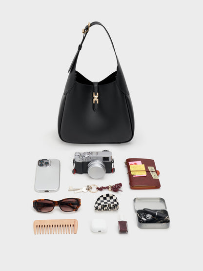 CHARLES & KEITH Best Price / Adalyn Hobo Bag - Black