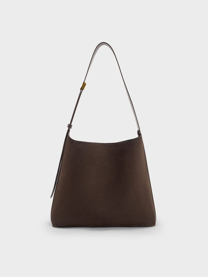 CHARLES & KEITH Everyday / Edna Tote Bag - Espresso Brown
