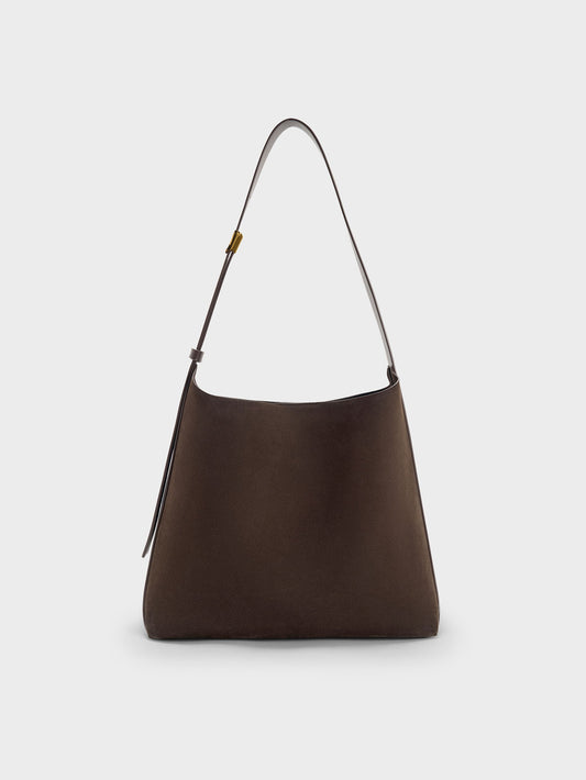 CHARLES & KEITH Everyday / Edna Tote Bag - Espresso Brown