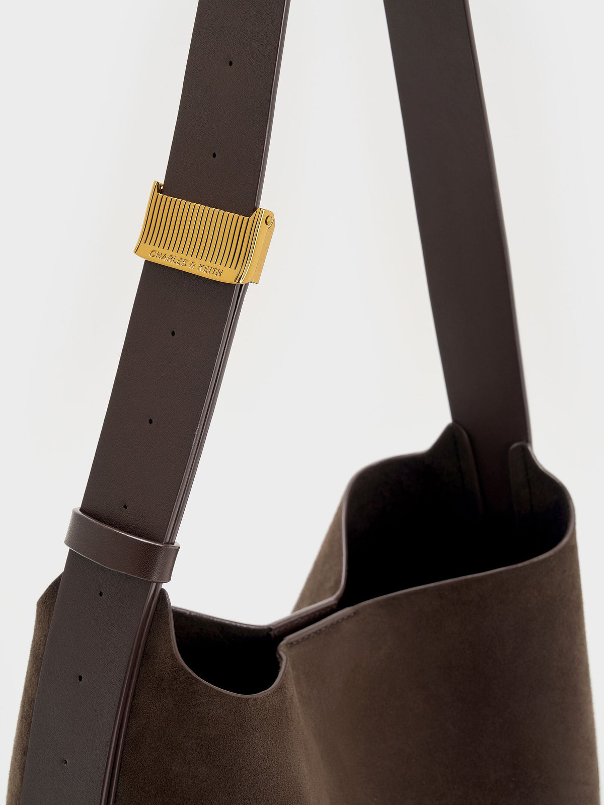 CHARLES & KEITH Everyday / Edna Tote Bag - Espresso Brown