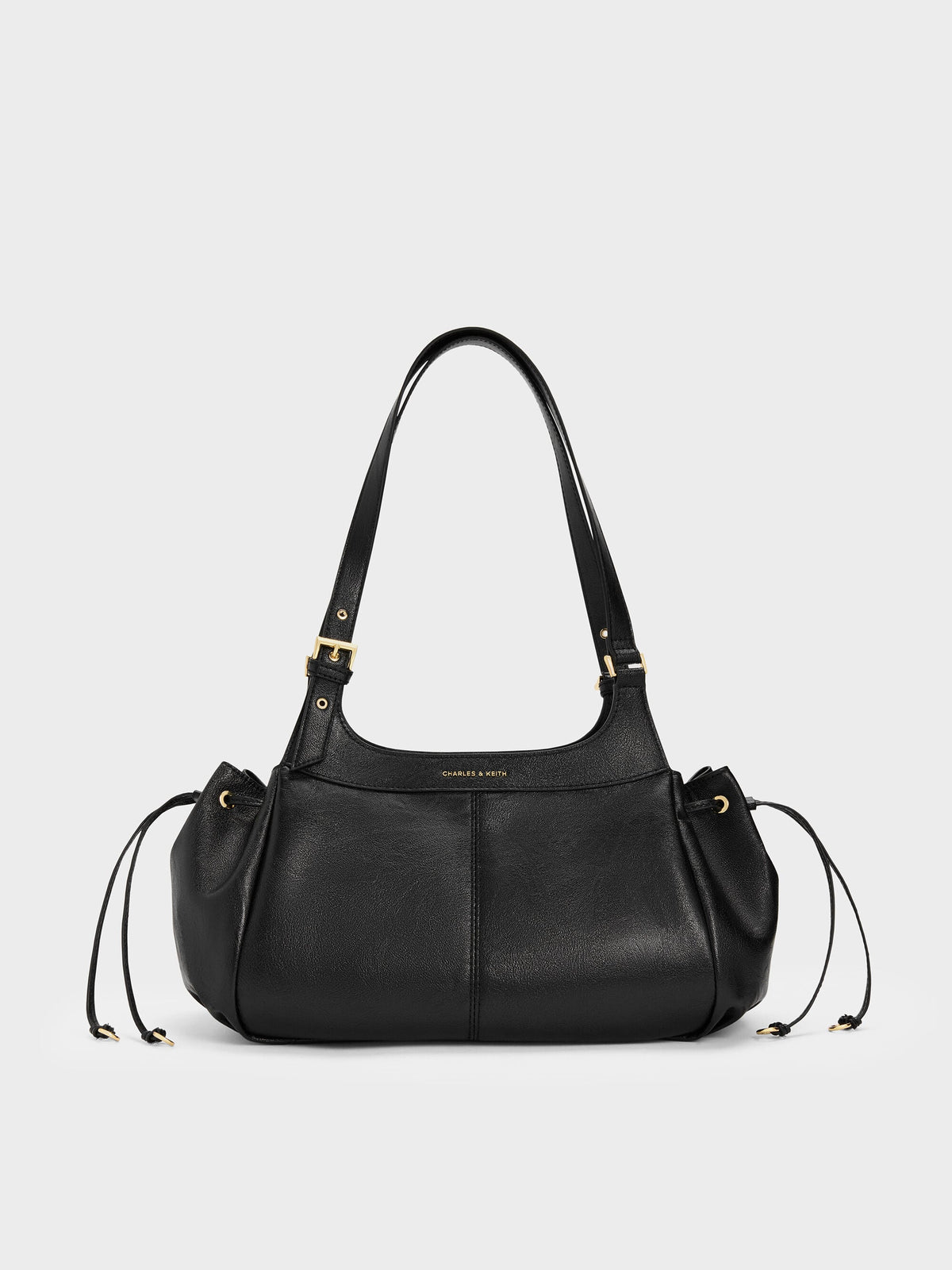 CHARLES & KEITH Best Price / Lillith Drawstring Tote Bag - Black