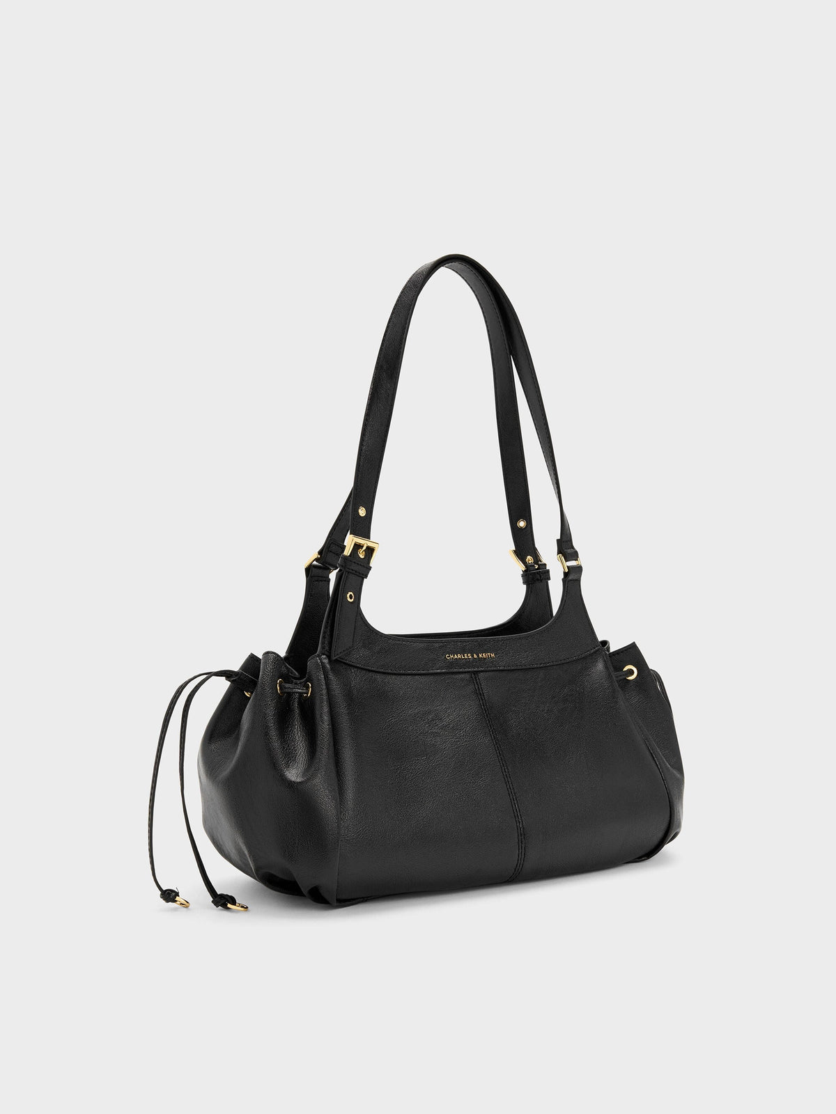 CHARLES & KEITH Best Price / Lillith Drawstring Tote Bag - Black