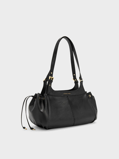 CHARLES & KEITH Best Price / Lillith Drawstring Tote Bag - Black
