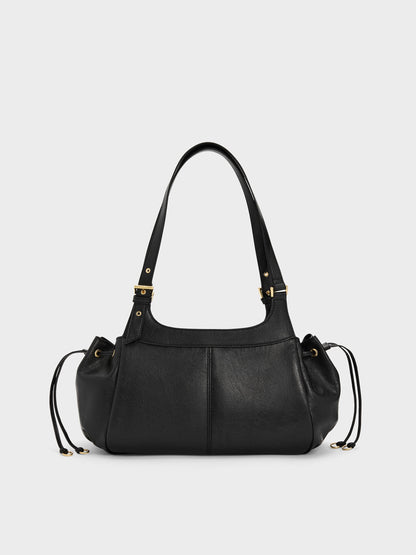 CHARLES & KEITH Best Price / Lillith Drawstring Tote Bag - Black