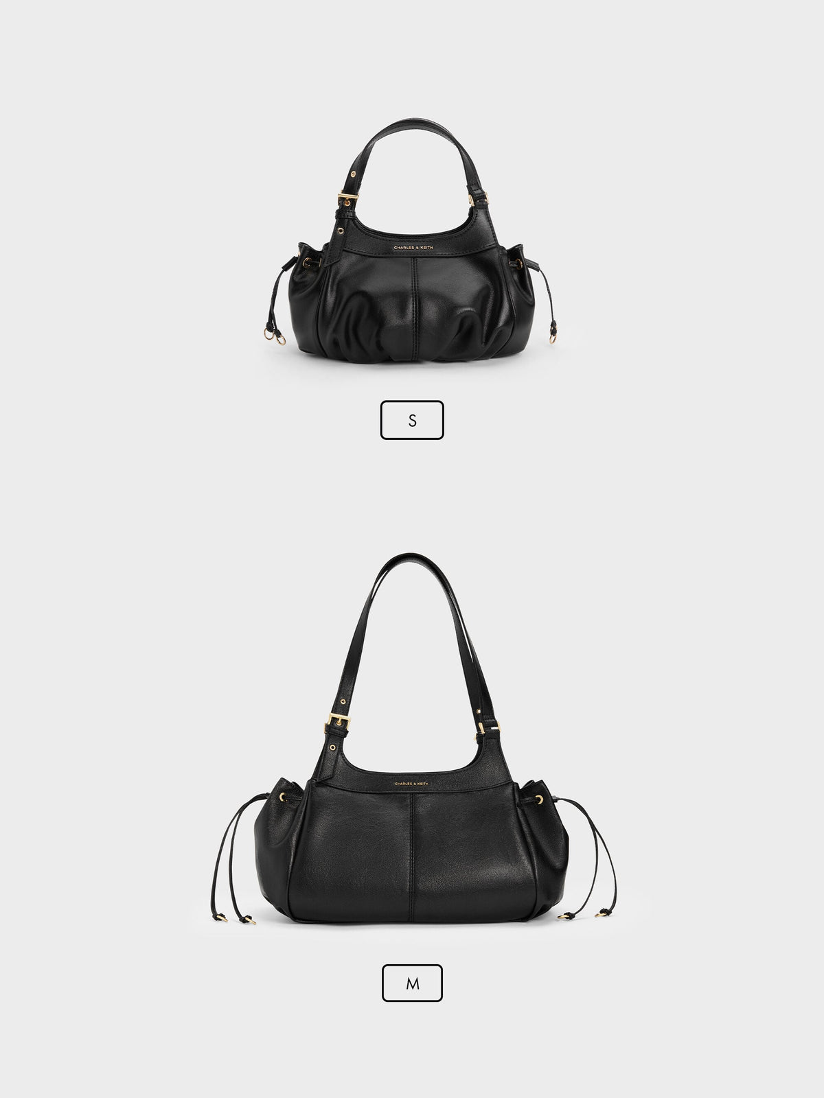 CHARLES & KEITH Best Price / Lillith Drawstring Tote Bag - Black