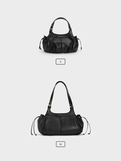 CHARLES & KEITH Best Price / Lillith Drawstring Tote Bag - Black