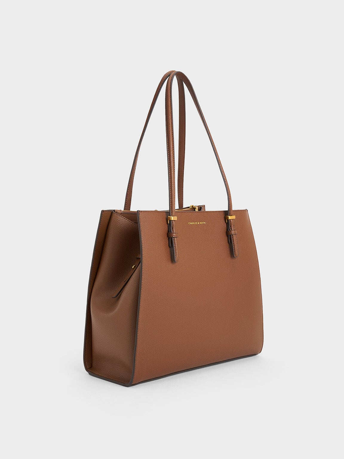 CHARLES & KEITH Featured / Sansa Tote Bag - Chocolate